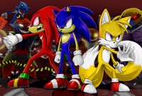 Sonic and Dark Sonic by Macca_Dragon -- Fur Affinity [dot] net