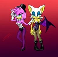 Sonic and Dark Sonic by Macca_Dragon -- Fur Affinity [dot] net