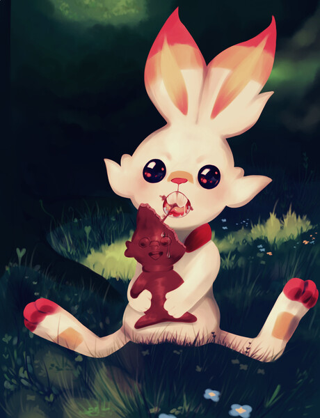 easter scorbunny