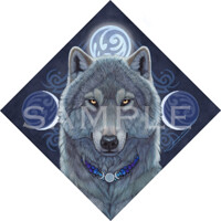 Moon Wolf Bandana