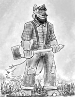 KD's a Lumberjack...