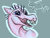 headshot/bust coloured sketches