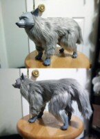 OOAK Wolf Art Doll (WIP)