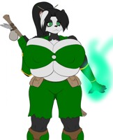Unfinished pandaren girl
