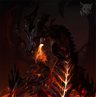 Flamenta, the Demonic Dragon by oSpyx -- Fur Affinity [dot] net