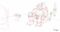 Bowser bedroom throne doodle