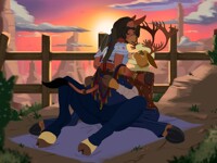 sketch lovers of the desert