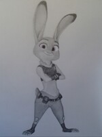 Judy Hopps Grayscale