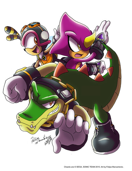 Team Chaotix - Sonic the Hedgehog - Sonic Heroes