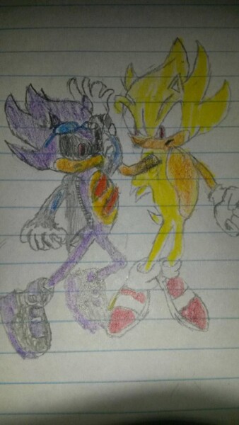 Super Sonic 3 vs Super Scourge 3 by BlackKnife12 -- Fur Affinity