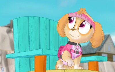 Skye and Everest PAW Patrol Relationships by RainbowEevee-DA on