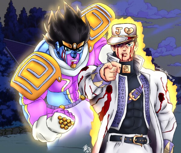 Part 4 Star Platinum Art, JoJo's Bizarre Adventure