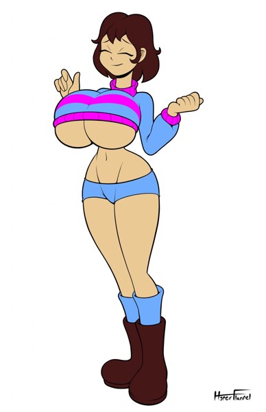 COM: Female Frisk by HyperFlannel.