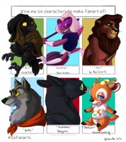 6 Fanarts Challenge !