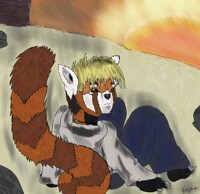Red Panda Anthro Advertisement For The New Anthro Website, N