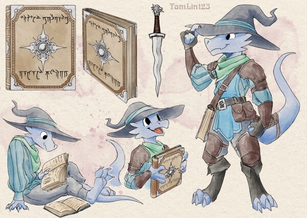 Our all-kobold DnD party by TamLin123 -- Fur Affinity [dot] net