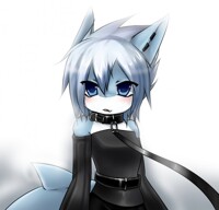 Commission:: Shark in dark clothing