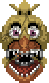 Pixilart - Withered Chica FNAF (WIP) by SilverShadow