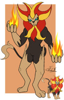 #668 Male Pyroar