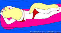 Minerva In Her Swimming Pool 3