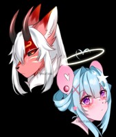 Couple OC  fanart by Tohkatana -- Fur Affinity [dot] net