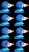 Bubble the Popplio Game Emotes (Commission)