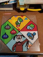 Glow in the Dark Perler Paw by murchman-creations -- Fur Affinity [dot] net