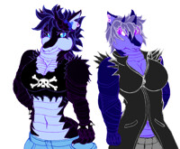 Black Grape Dragon Sisters Flat