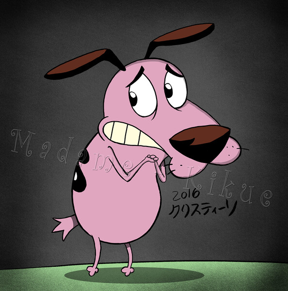 what does courage the cowardly dog represent