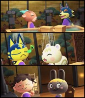 Animal Crossing New Horizons Japanese Bath house