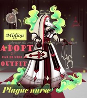 Adoptable OC auction {Plague nurse}/ SOLD