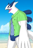 Something on speedo (macro anthro Lugia) by TheDolphin195 -- Fur Affinity  [dot] net