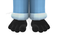 Max Goof Feet Close Up 3D