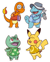 Pokemon Crossing Gen 5 Starters by Sloth-Power -- Fur Affinity [dot] net