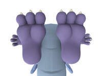 Wheezie Feet Close Up 3D 7