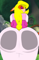 YCH: Tawna Butt Pressed Against Screen!