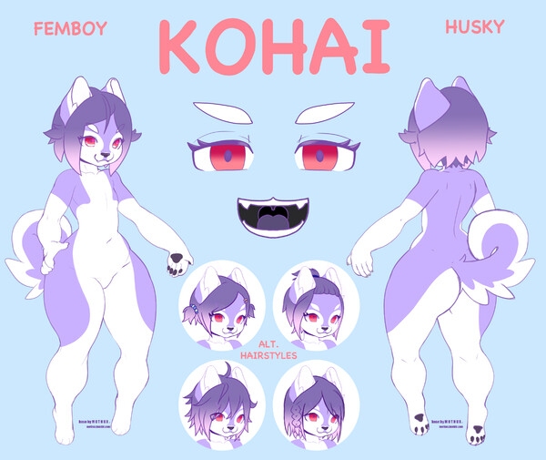 Kohai SFW Ref Sheet by ImYourKohai -- Fur Affinity [dot] net