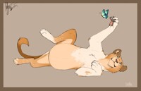 Hey, butterfly! |Pregnant Suki| Sketch| Commission