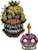 Pixel FNaF 4 Heads (Pay for Use) by Noxious-Croww -- Fur Affinity [dot] net