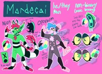 Mordecai Ref Sheet