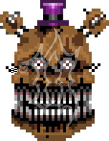 Pixel FNaF 4 Heads (Pay for Use) by Noxious-Croww -- Fur Affinity [dot] net