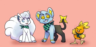 Pokemon Base (Eevee Evolutions) - 10$ by AshMeier -- Fur Affinity [dot] net