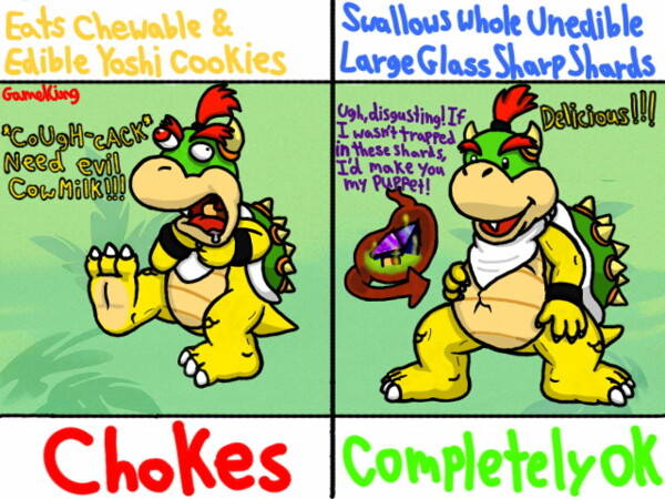 Bowser Jr. is eating Mario's Dish by Darknessslayer02 -- Fur Affinity [dot]  net