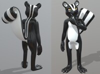 KlagaSkunk VRChat Commission