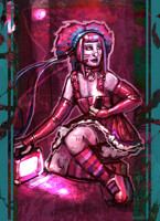 Cyberpunk Courtesan