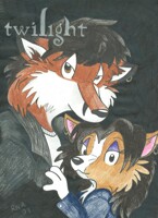 Twilight Canids - by Corgiegurl