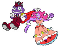 King Lukio and Princess Lumia ready for action