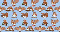 Padded owl pattern!