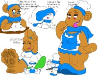 The pillsbury doughgirl with her bf