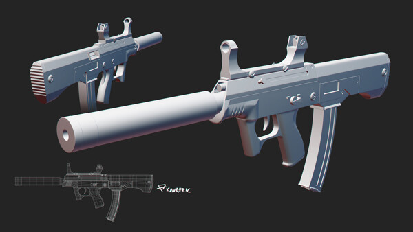 Js 9mm Submachine Gun Study By Kavaeric Fur Affinity Dot Net